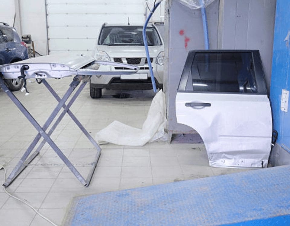 collision center, paint and body shop