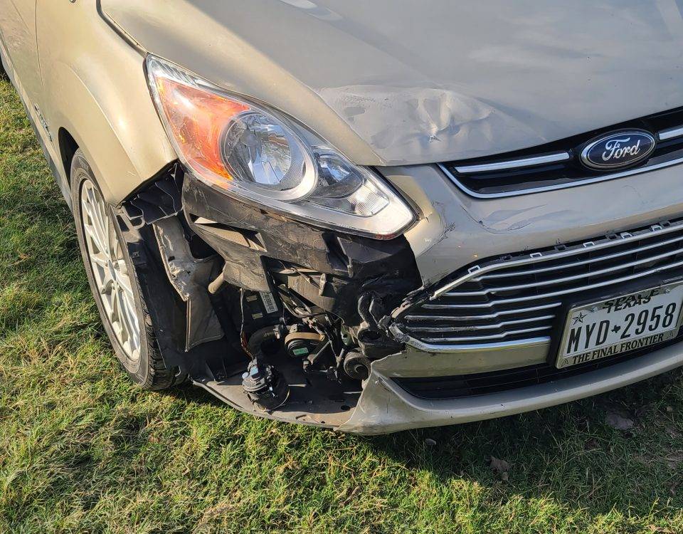 Front end collision repair