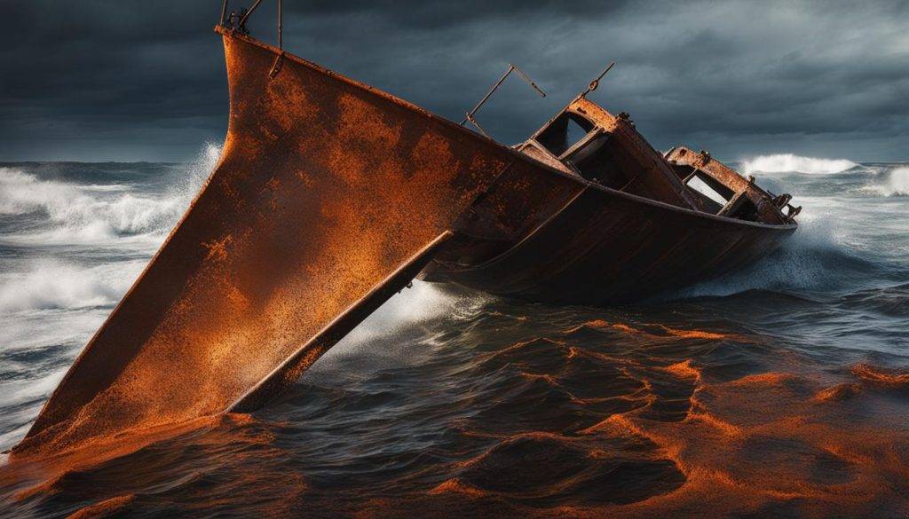 Saltwater corrosion