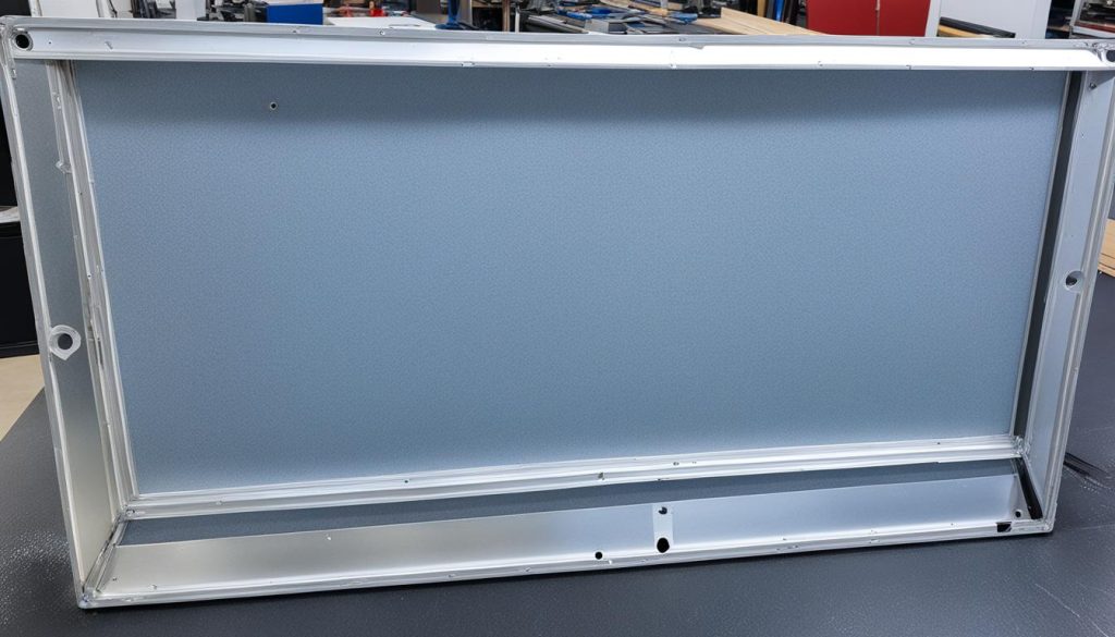 Aluminum frame repair