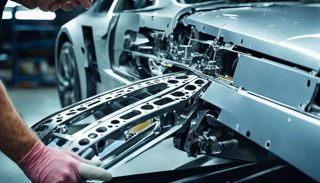 Aluminum frame repair