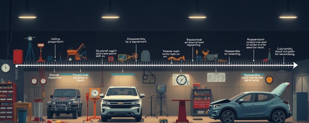 collision repair timeline