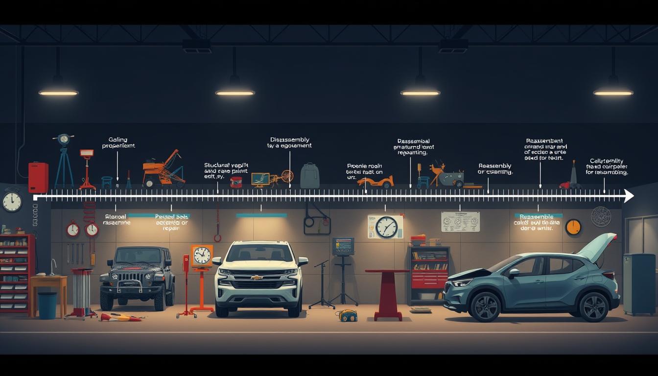 collision repair timeline