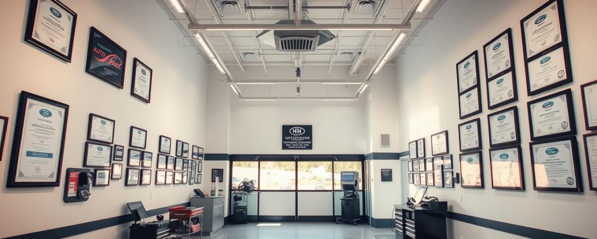 Auto body shop certifications