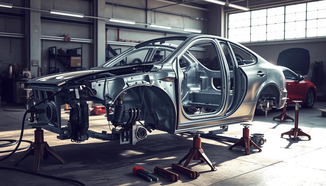 Aluminum frame repair