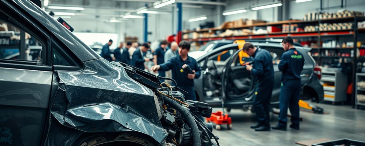 The collision repair process