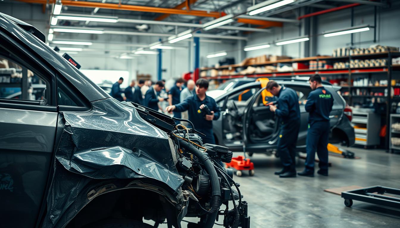 The collision repair process