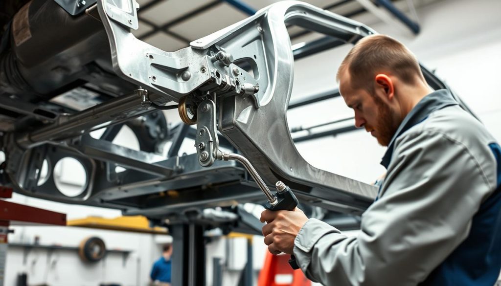 aluminum frame repair