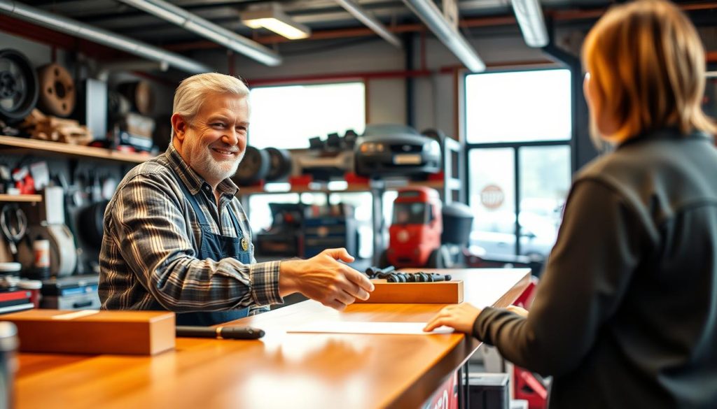 family-owned repair shop customer service