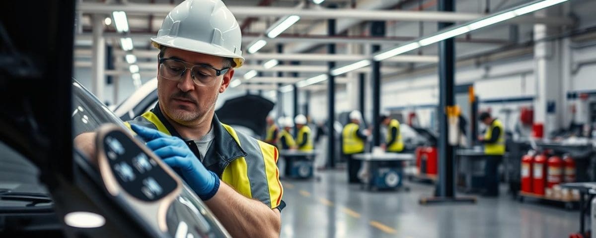 Auto body repair safety