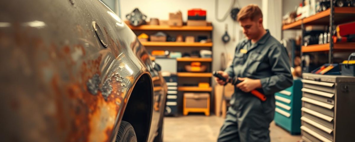 Collision repair and rust