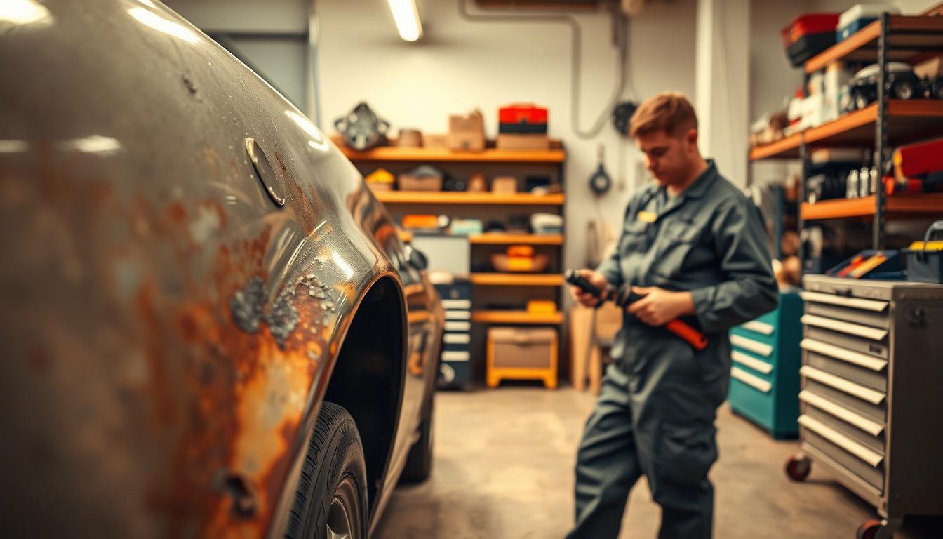 Collision repair and rust