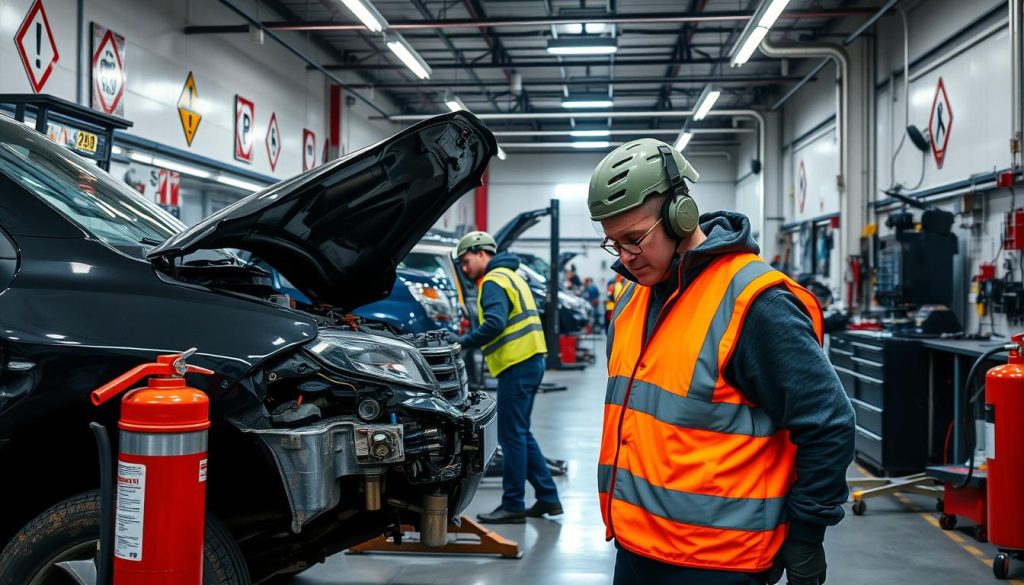 collision repair safety