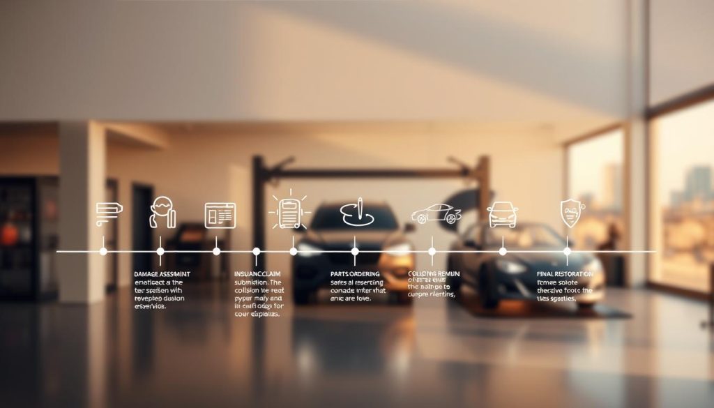 collision repair timeline