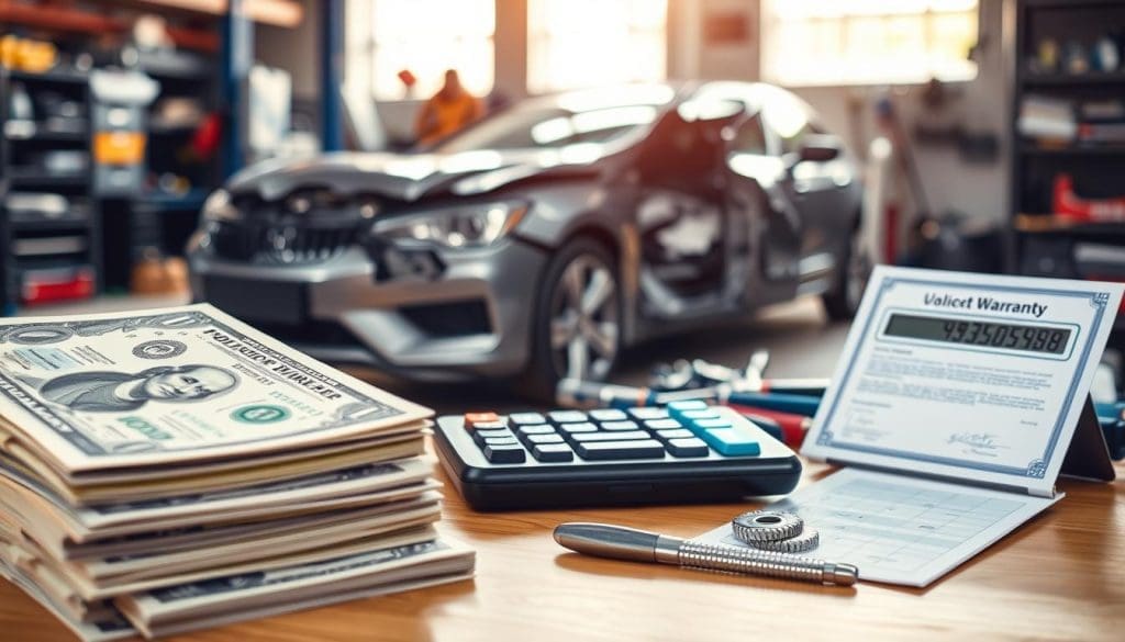 collision warranty costs