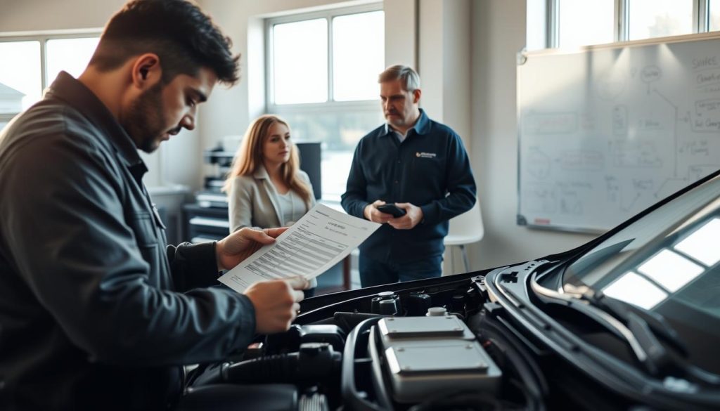 vehicle repair estimate process