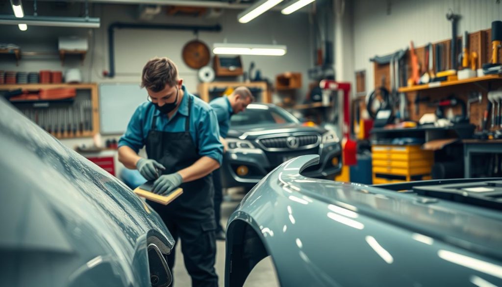 auto body repair techniques for different materials