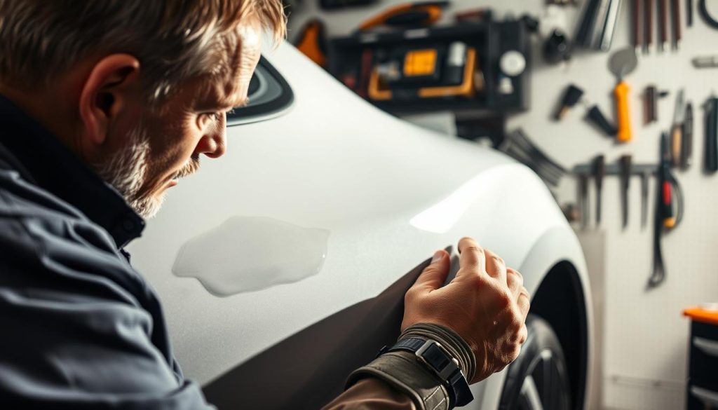 paintless dent repair process