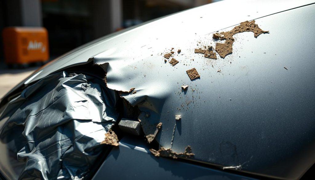 car accident cosmetic damage
