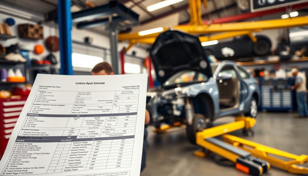 collision repair estimate terms