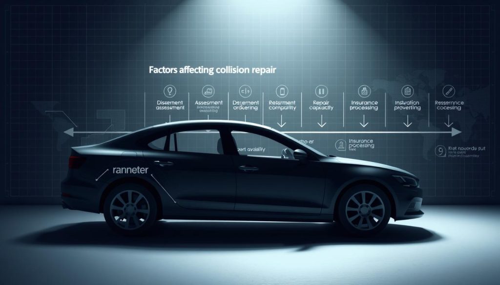 collision repair timeline factors