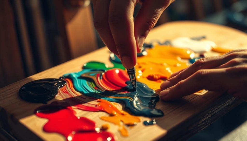 paint blending process