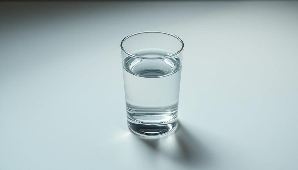 A high-angle, wide-angle view of a transparent glass filled with water, symbolizing an insurance deductible. The glass is placed on a smooth, reflective surface, creating a sense of depth and dimension. The lighting is soft, diffused, and natural, casting subtle shadows that accentuate the form of the glass. The background is slightly blurred, with a muted, neutral color palette that allows the glass to be the focal point. The overall composition conveys a sense of simplicity, clarity, and the importance of understanding the financial aspects of insurance coverage. A high-angle, wide-angle view of a transparent glass filled with water, symbolizing an insurance deductible. The glass is placed on a smooth, reflective surface, creating a sense of depth and dimension. The lighting is soft, diffused, and natural, casting subtle shadows that accentuate the form of the glass. The background is slightly blurred, with a muted, neutral color palette that allows the glass to be the focal point. The overall composition conveys a sense of simplicity, clarity, and the importance of understanding the financial aspects of insurance coverage.