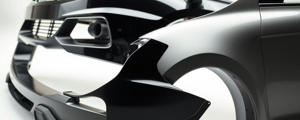 Close-up of OEM and aftermarket auto body parts, highlighting differences in design and quality, relevant to vehicle repair decisions at Miracle Body and Paint.