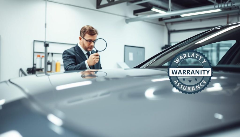 warranty and quality assurance for auto paint job