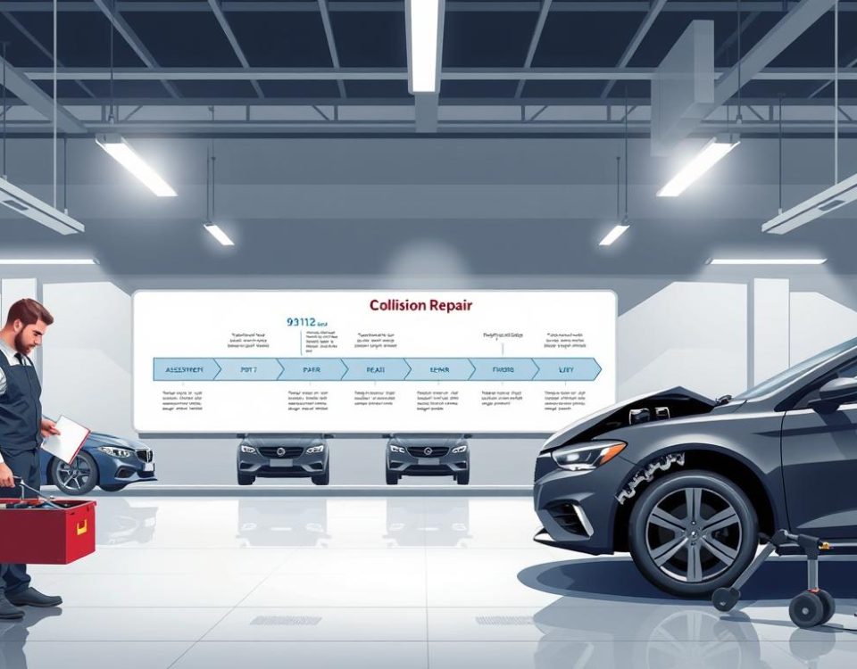 collision repair scheduling