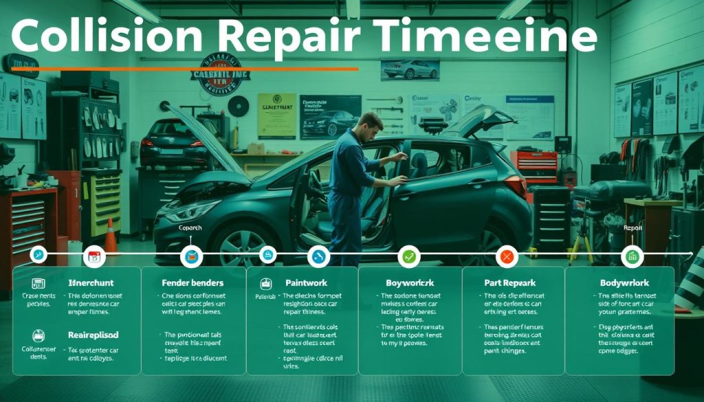 collision repair timelines collision repair timelines