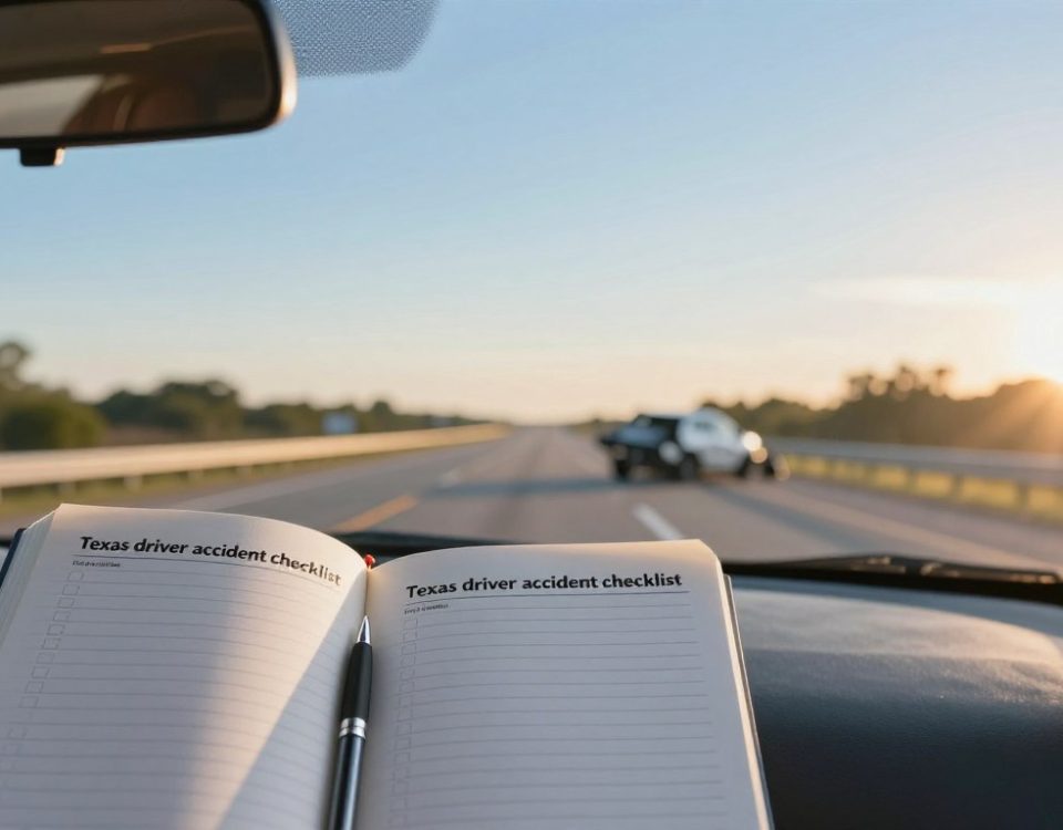 car accident checklist Texas